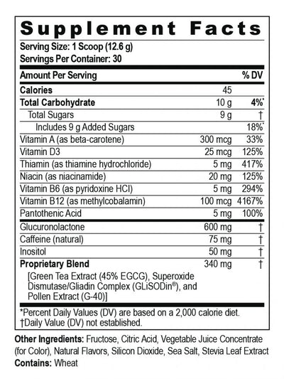 Pollen Burst™ Energy Drink – Strawberry Acai (canister)