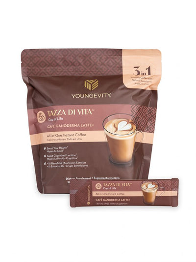 Tazza Di Vita Cafe Ganoderma Latte+(30 packet bag)
