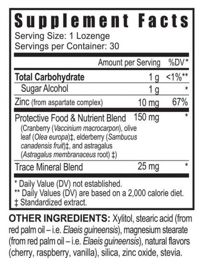 Zinc FX Lozenges - 30ct
