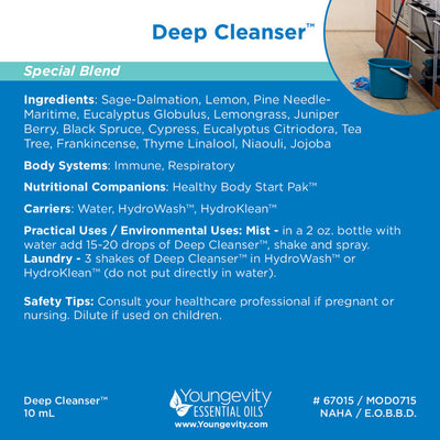 Deep Cleanser Essential Oil Blend - 10ml