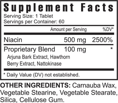 Niacin Plus - 60 tabs