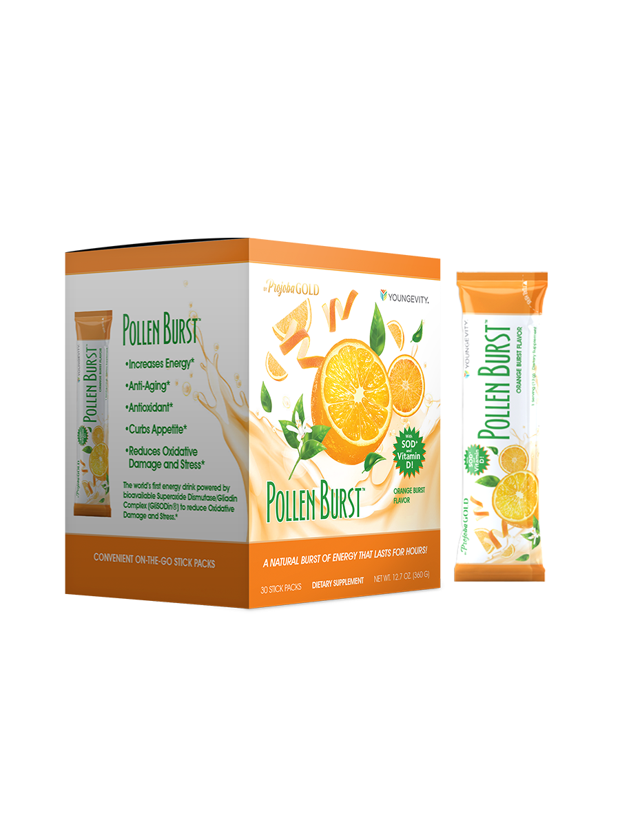Pollen Burst™ Orange Burst (30-Count Serving Box)