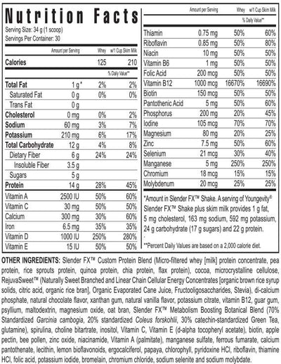 Slender Fx™ Meal Replacement Shake - Chocolate Fudge