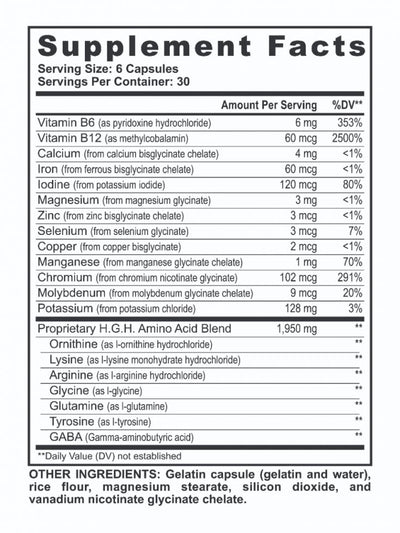 HGH Amino Acid Blend 180c