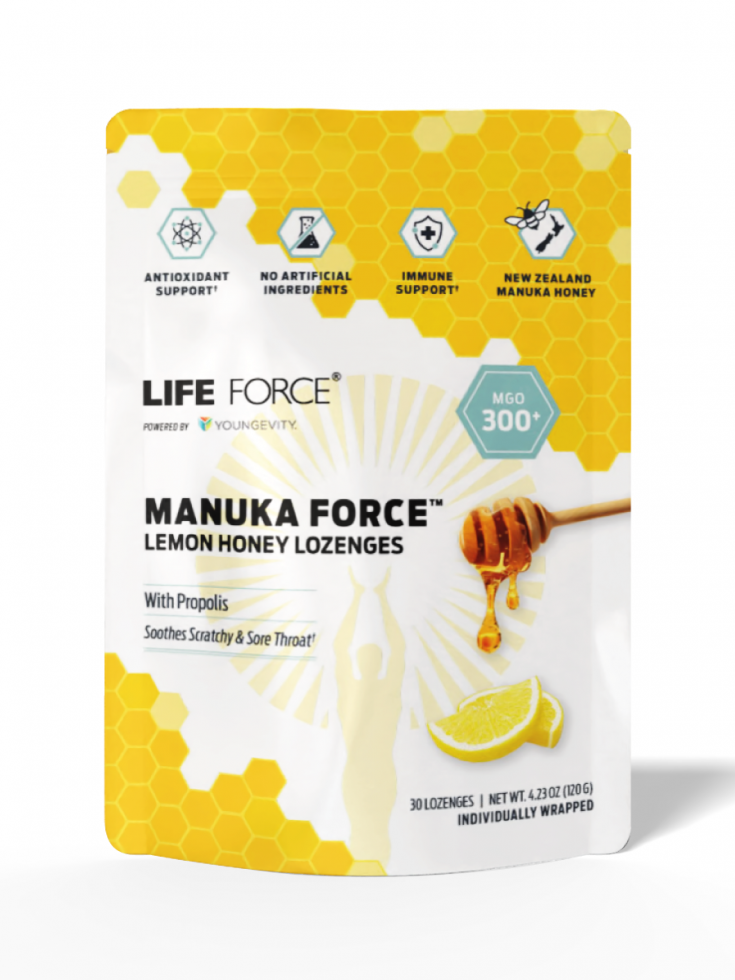 Manuka Force Lemon Honey Lozenges (30Loz)