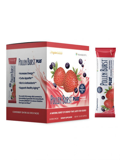 Pollen Burst Plus Strawberry Acai (30 count serving box)