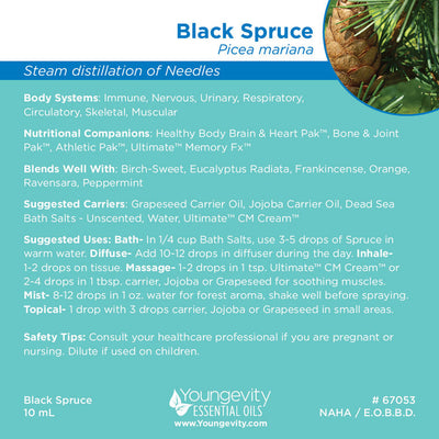 Black Spruce Essential Oil - 10ml