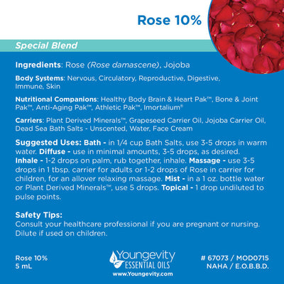 Rose 10% Essential Oil – 5ml